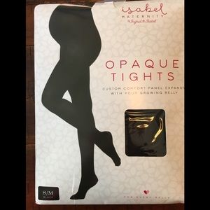 Maternity opaque tights (NWT)